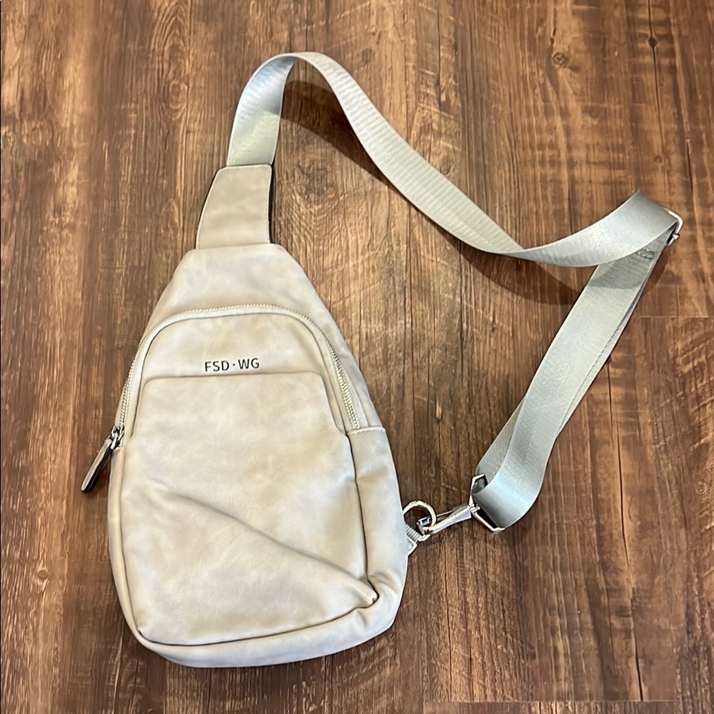 Gray Sling Bag